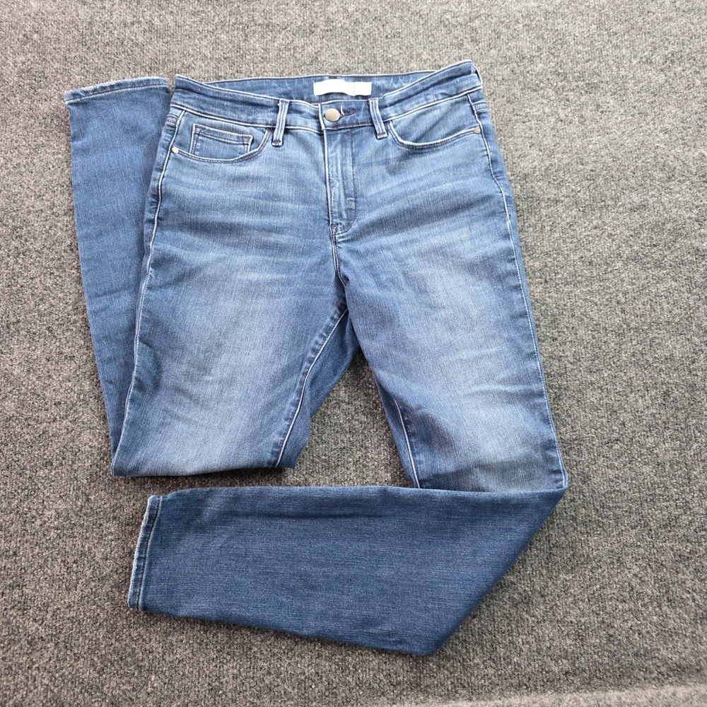 Athleta Sculptek Skinny Jeans Sculpting Stretch‎ Denim Size 8 Womens Blue